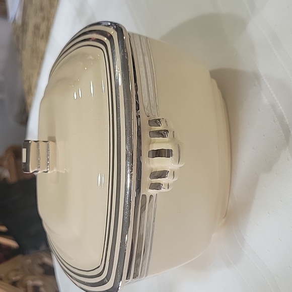 RARE 1920s Leigh Ware Ultra-Shaped Astoria Casserole Dish - Picture 8 of 16